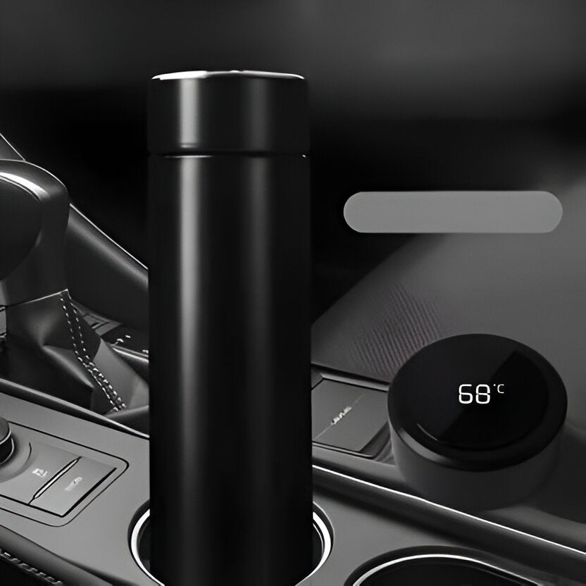 LED Temperature Display Flask