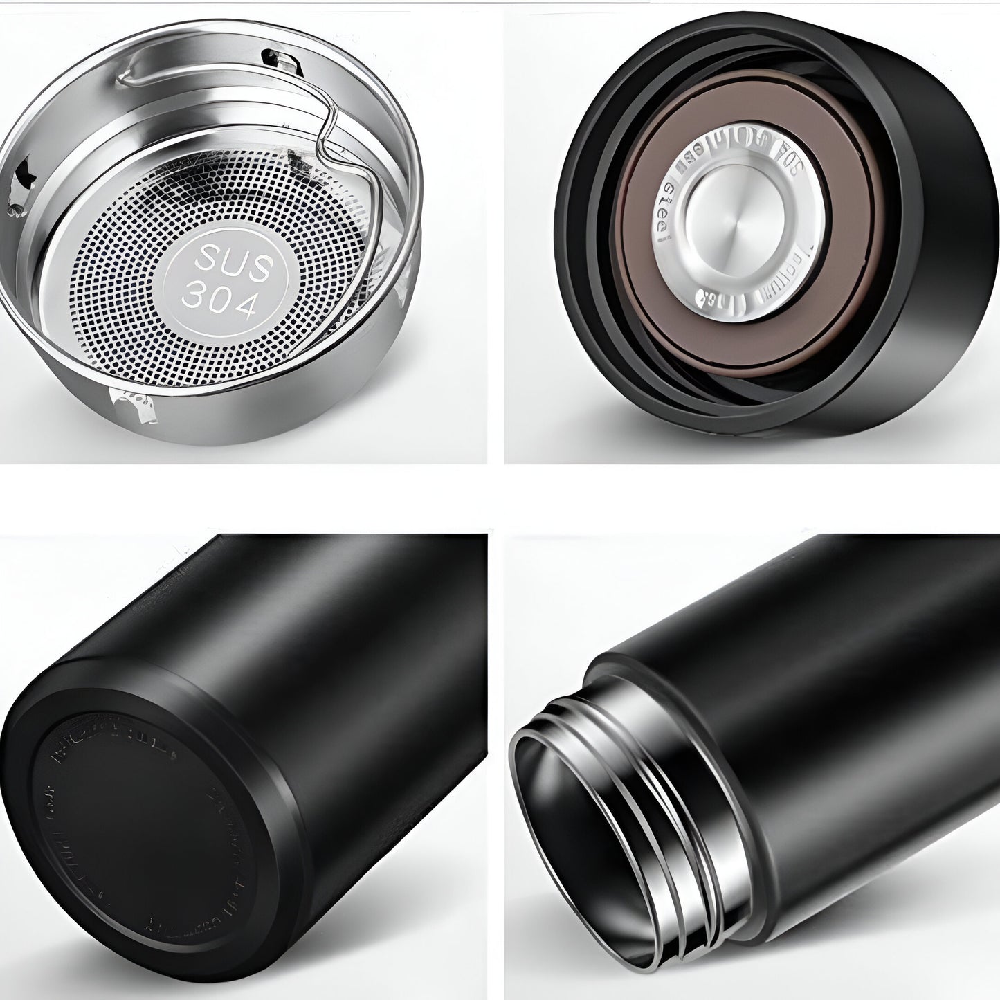 LED Temperature Display Flask