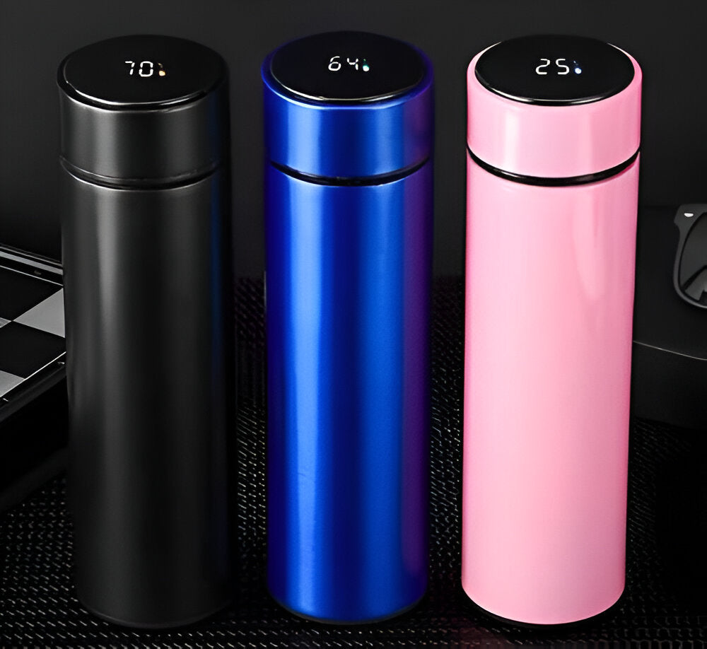 LED Temperature Display Flask