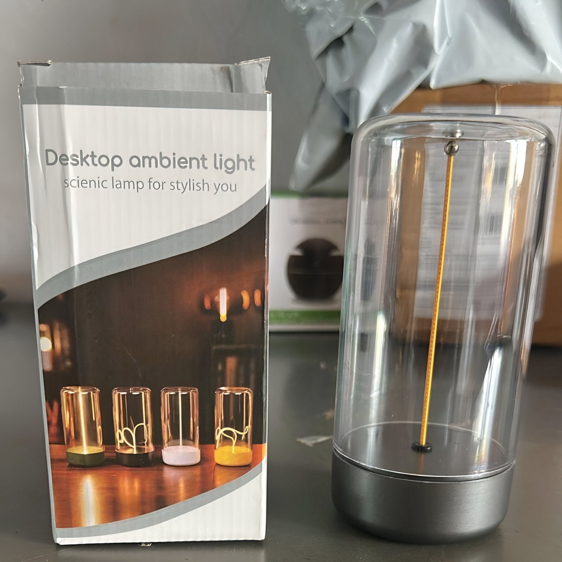 Magnetic lamp light