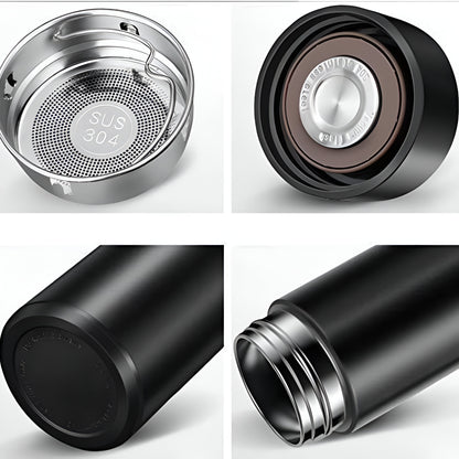 LED Temperature Display Flask