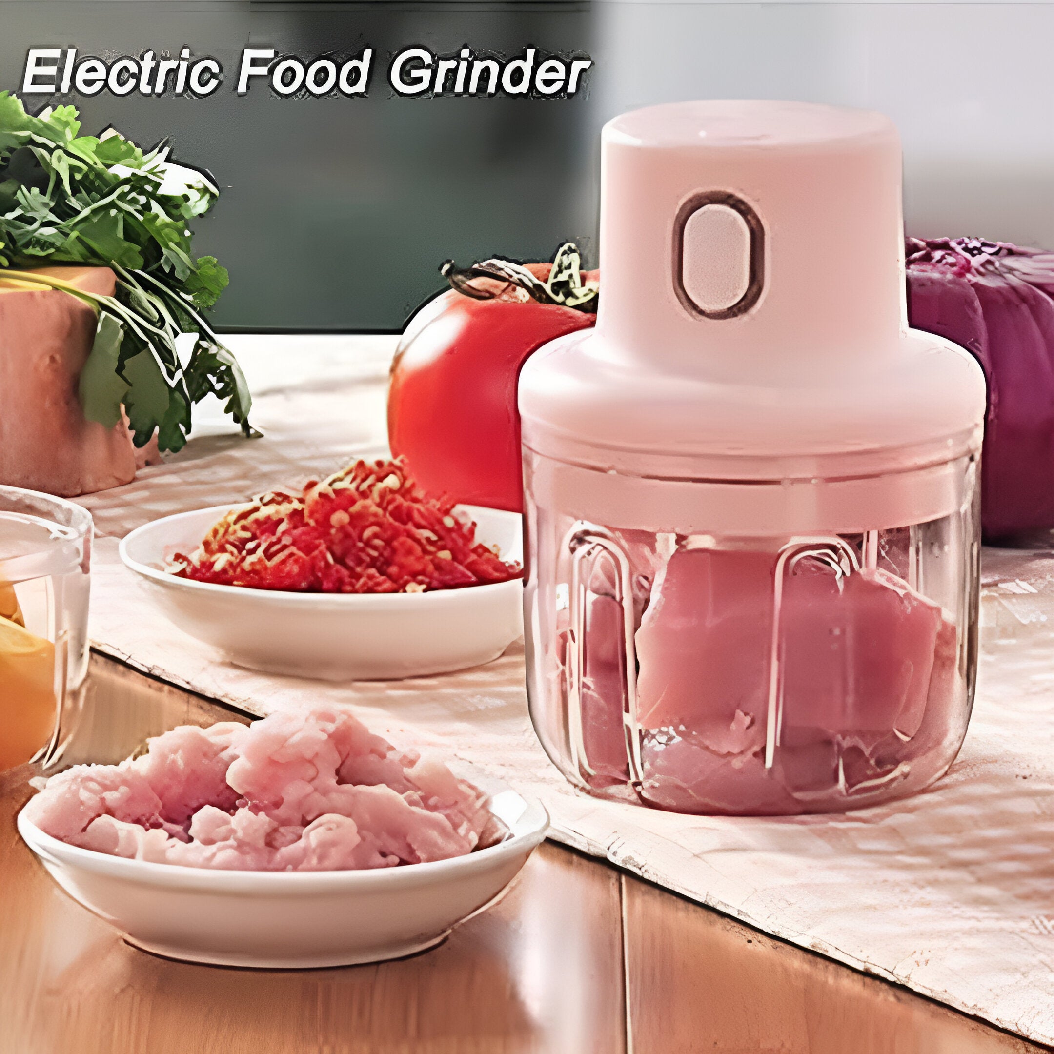 Latest Food Chopper With USB Cable