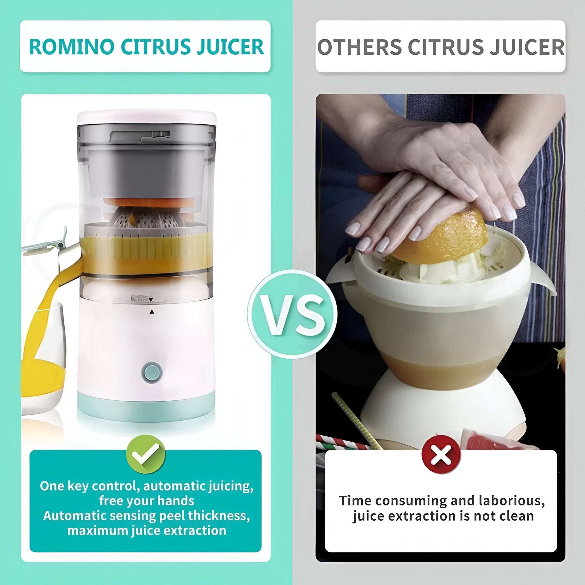 Portable USB Mini Electric Rechargeable Blender Fruit Fresh Juice Lemon Maker