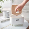 Classy Desktop Push Button Trash Bin