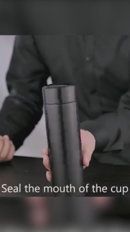 LED Temperature Display Flask
